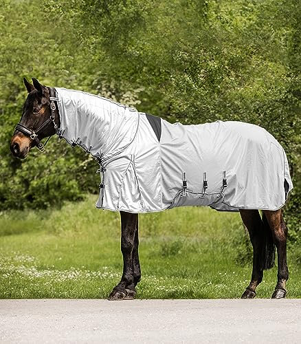 Waldhausen Ekzemer-Fliegendecke Protect, Silbergrau/grau, 165 cm