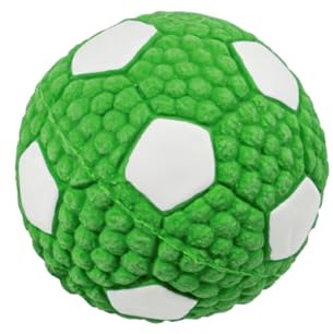 YIUPEDRFG Leicht zu reinigendes Hundespielzeug, langlebiger Gummiball für große Hunde, interaktiv und sicher, interaktives Hundespielzeug, großes Hundespielzeug, grüner Fußball