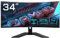 GIGABYTE GS34WQC WQHD Monitor Curvo Gaming - 34 Pulgadas, VA, 1500R, 120 Hz, 1 ms, AMD FreeSync Premium, HDR Ready