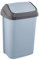 keeeper Mülleimer mit Schwingdeckel, 25 l, 33,5 x 25,5 x 53,5 cm, Swantje, Blau (Nordic Blue)