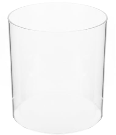ABOOFAN Abat-Jour Transparent pour Lampe À Huile Kérosène 4.65 Pouces Couvercle De Remplacement en Verre Coupe-Vent pour Lampe Extérieure