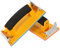 KITANDOVE Detail Sander Sandpaper Hand Sanding Solid Plastic Sandpaper Holder with Sponge Grip Wall Mount Hand Grip Sandpaper Clamp for Quick Sanding Random Color