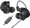 keephifi CCZ SOLO DC02 Wired Earphones,Dual Magnetic Circuit DD in ear IEM Earphones,Premium Frosted Metal Cover,PU+PET Composite Diaphragm DJ 3.5 mm Headphones for PC Gaming,Musicians,Sport