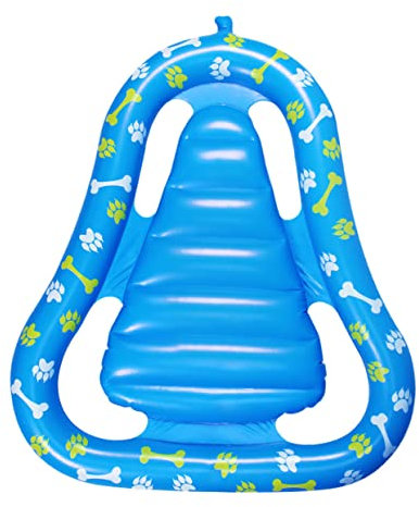 Happyyami Materassino Galleggiante Per Piscina Per Cani - Letto Gonfiabile Per Nuoto Divano Galleggiante - Materassino Per Animali Domestici Pvc Per Piscina Stagno Lago