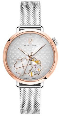 Pierre Lannier - Montre Automatique Esperance - Automatic Mouvement de Montre - Epaisseur du boîtier: 12.55 mm - Largeur du boîtier: 35 mm - Acier Inoxydable - 3 ATM