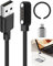 Magnetisches USB-Ladekabel für PLAUD Note AI Diktiergerät, Ersatz, 7,62 mm, 4-poliges Ladekabel für 4-polige Schnittstelle, Knochenleitungs-Kopfhörer, inkl. Magnetring und USB-Typ-C-Adapter