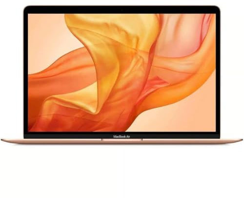Apple MacBook Air 2020 mit Intel Core i7 (13-Zoll, 16GB RAM, 2TB SSD-Speicher) QWERTZ Deutsch Gold (Generalüberholt)