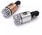 Premium Car Air Purifier Made of Aluminum | Mini USB Ionizer with Dual Charging Ports | Metal Air Purifier for Car | Eliminates Cigarette Smoke and Odors | Ideal for Smokers and Allergy Sufferers