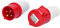 Respicefinem Jeu de prises industrielles isolées triphasées à 4 broches pour 380 V 415 V 16 A 3P E Idéal pour divers endroits intérieurs et extérieurs comme l'industrie, les
