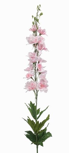 artplants.de Künstlicher Rittersporn Roseline, rosa, 90cm - Kunstblume