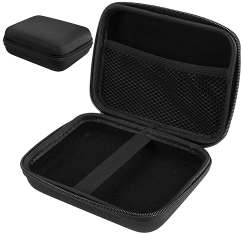 Organizador Cables Viaje 16 X 12 X 6 Cm, Negro Portátil Viajes Organizador, Estuche Cables para Accesorios Electrónicos Pequeños, Impermeable Tech Pouch, para Cargador de Teléfono Inteligente