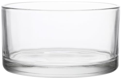 GETAJGHSD Jardinière Hydroponique Ronde en Verre Transparent 15X15X8 CM pour Culture de Nénuphars Décor Maison et Bureau