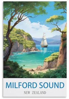200-teiliges Puzzle für Erwachsene, Milford Sound, Neuseeland, für Kinder und Erwachsene, personalisiertes Puzzle-Spiel, 35 x 25 cm