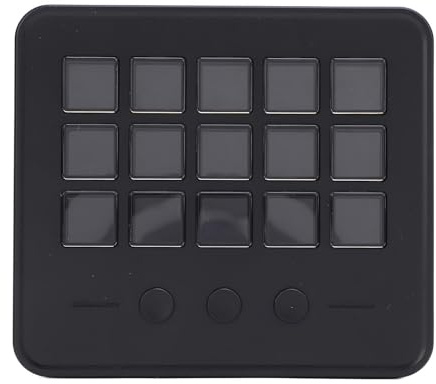 Fabater Stream Controller, 15 Customizable LCD Keys with Single Touch Operation Streaming Deck, Macro Keyboard with Powerful Plugin Compatibility for OBS, Discord, Mac and PC
