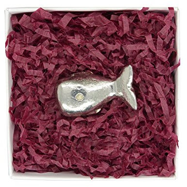Schöne Tierfigur Wal Moby Dick aus Zinn (Pewter) von Hand Gegossen