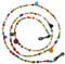 Cutefly Brillenkette Einstellbare Gummi- mit Bunte Perlen - Brillenhalter