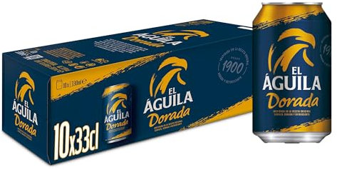 El Aguila Dorada Cerveza Lager Especial Pack Lata, 12 x 33cl