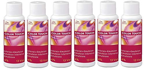 6er Wella Professionals Color Touch Emulsion 4% 60 ml