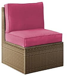 chilly pilley Palettenkissen Sitzkissen Gartenkissen Palettenpolster Palettenauflage Sitz Sofaskissen Garten Kissen Abnehmbar Waschbar Keder Naht (80x80x10, Rosa)