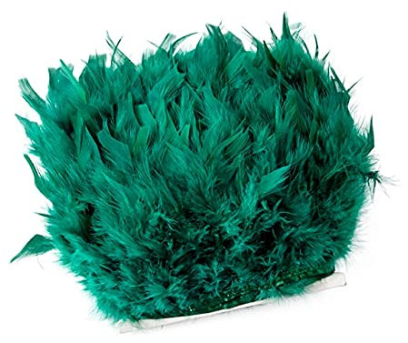 POIUL 1 Meter Flauschige Marabou Türkei Federn Trim Weiß Hochzeit Kleid Dekoration 15-20 cm Juju Hut Dekor Federn Großhandel