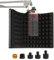 Microphone Isolation Shield, Pofessional Foldable Mic Shield Sound Absorbing Foam, for Any Condenser Microphone Mic Arm Stand, High Density Absorbent Foam to Filter Vocal by Frgyee