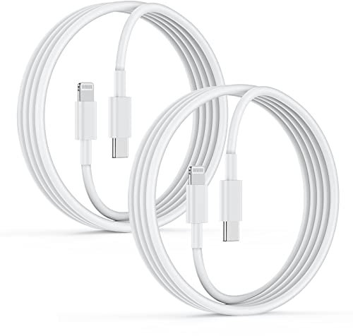 USB C auf Lightning Kabel 2M 2Pack, [Apple MFi Zertifiziert] iPhone Ladekabel Original Schnellladekabel USB C für iPhone 14/13/12/11 Pro Max/Pro/XR/XS/X/SE/8Plus