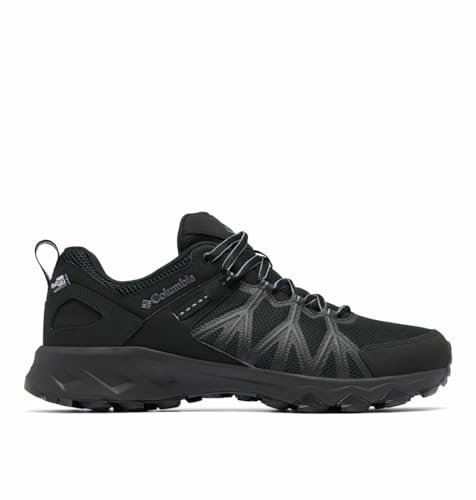 Columbia Peakfreak II Outdry WP wasserdichte Wanderschuhe für Herren, Schwarz (Black x Shark), 42 EU