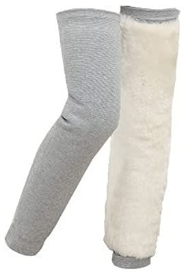 TINAYAUE 50CM Cycling Leg Warmers Cashmere Warm Over Knee Sleeves for Women Men Winter Thick Fleece Knee Wrap Non Slip Knee Protector Pain Relief for Arthritis Tendonitis