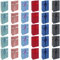 Scatole Regalo,30 Pcs Scatola Regalo con Coperchio Set Scatola Cartone con Coperchio con Fiocco ed Inserto Tessuto,Per Orecchini, Collane, Bracciali ed Anelli