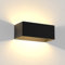 Homefire LED Wandleuchte Innen Wandlampe - 5W Wandbeleuchtung Schwarz Wandstrahler Up Down Flurlampe Wand Treppenlampe Einstellbarer Strahl 3000K Warmweiß für Schlafzimmer Treppenhaus Flur Wohnzimmer