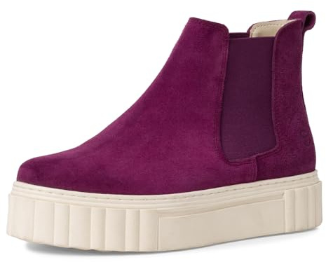 Tamaris Damen Chelsea Boots Leder; PURPLE/lila; 36 EU