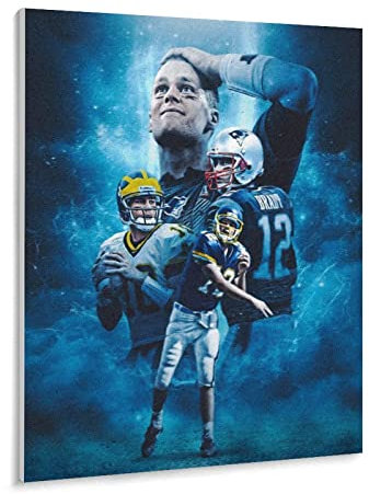 Tampa Bay Buccaneers - Tom Brady Poster Papier Puzzle 1000 Stück Adult Toys Dekompressionsspiel（50x70cm-z138p