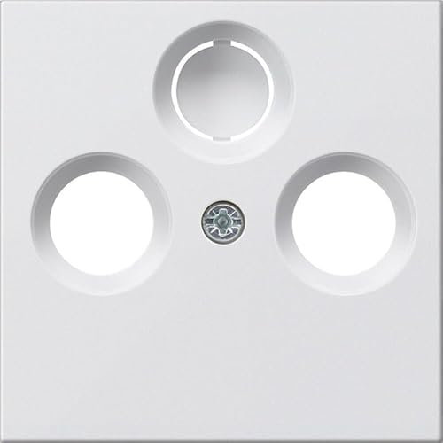 GIRA 086927 Abdeckung Antennensteckdose Koaxial System 55 Reinweiß seidenmatt