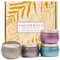 Cocorrína Duftkerzen Geschenkset - 4 Stück x 110g Gartenregen/Zitrus-Eisenkraut/Marokkanischer Amber/Mooskiefer- Natürliches Sojawachs, Aromatherapie Kerzenset Geschenke für Männer Frauen