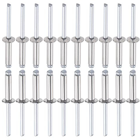 DTGN 5mm x 20mm (DxL) Rivetti Ciechi - 25pz - Ottimo per Macchinario Collegamento - 304 Inox Acciaio Cupola Terminale Rivetto