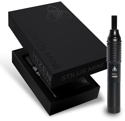 HIZEN Vaporizer Stilus Mini - Verdampfer für Kräuter, Konduktion Kräuterverdampfer mit USB-C, Aluminium Gehäuse, modular erweiterbar - nikotinfrei