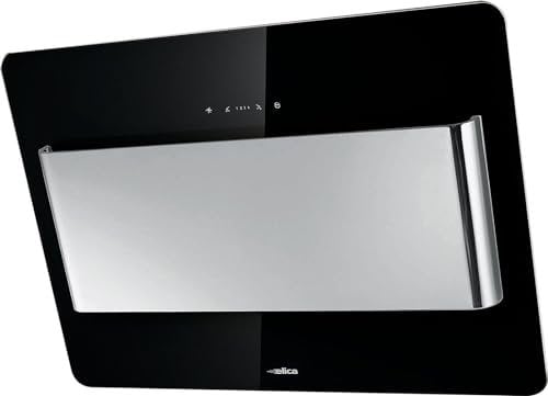 Elica ROCK 80/A/BL Cappa Aspirante a parete 80 cm. Colore Nero Classe C