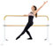 Artan Balance Ballettstange 1,8 m – Weiß gebogene Doppel-Tanzstange für Zuhause oder Studio – Ballettstange ideal für Stretch, Pilates, Tanz und aktive Workouts – tragbare Barre geeignet für Kinder