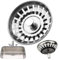 Foyscr Kitchen Sink Plug Strainer, Stainless Steel Kitchen Sink Strainer, ThickenSink Plug for Drain and Filter in Kitchen and Bathroom Sinks Hole 78mm