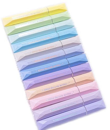 COLNK Glitzer-Textmarker, Keilspitze, Metallic-Textmarker für Tagebuchplaner, Hervorhebung, Notizen, Glitzer-Tinten-Set, 12 Stück (Glitzer)