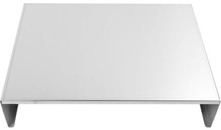 Luocute Gasherd-Abdeckplatte mit Anti-Rutsch-Füßen, Herdabdeckplatte aus Edelstahl für Sicherheit auf der Arbeitsplatte, Zusätzlicher Platz in der Küche, Anti-Kollisions-Eckenschutz, für