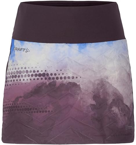 Craft Damen ADV Subz 3 Rock, dk Plum-Multi, L
