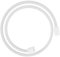 hansgrohe AXOR ShowerSolutions flexible de douche textile, 1250mm, écrou cylindrique des deux côtés, 28228, Couleur: Blanc mat