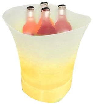 Ahuuen Tragbarer LED-Lautsprecher Eiskübel, Eiskübel-Lautsprecher | Sound-Bucket-Lautsprecher - Lautsprecher mit Langer Akkulaufzeit für Küche, Schreibtisch, Schlafzimmer