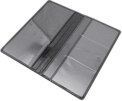 OFFSCH Étui pour Carte D'assurance Automobile Portefeuille Compact en Cuir Synthétique pour Documents Cartes D'identité