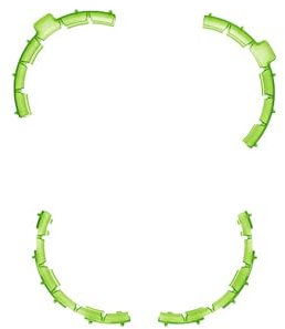 MALSSE Eliche Guardia per Droni Eliche Protezioni Coperture Ala Fan Paraurti Cage Anelli di Protezione