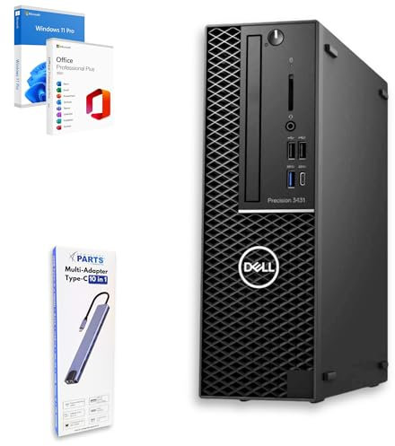 Dell Kompletter PC für professionelles Büro i9 9900 bis zu 5 GHz – 32 GB RAM 1 Tera SSD – Usb-c -Doking Station 10 in 1 Win 11 Pro Office 2021 Pro Garantie 36 Monate