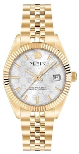 Philipp Plein Damen Armbanduhr Analog Quarz Edelstahl
