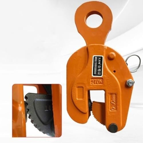 Heavy Duty Vertical Plate Lifting Clamp Sheet Metal Lifting Clamp for Welding and Building Moving Heavy Plates Lifting Clamps （10T）