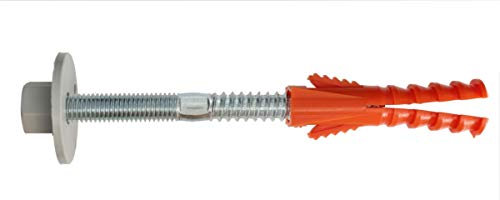 fixation chauffe eau - paroi pleine - vis 2 filets 10 x 120 - novipro nov92525